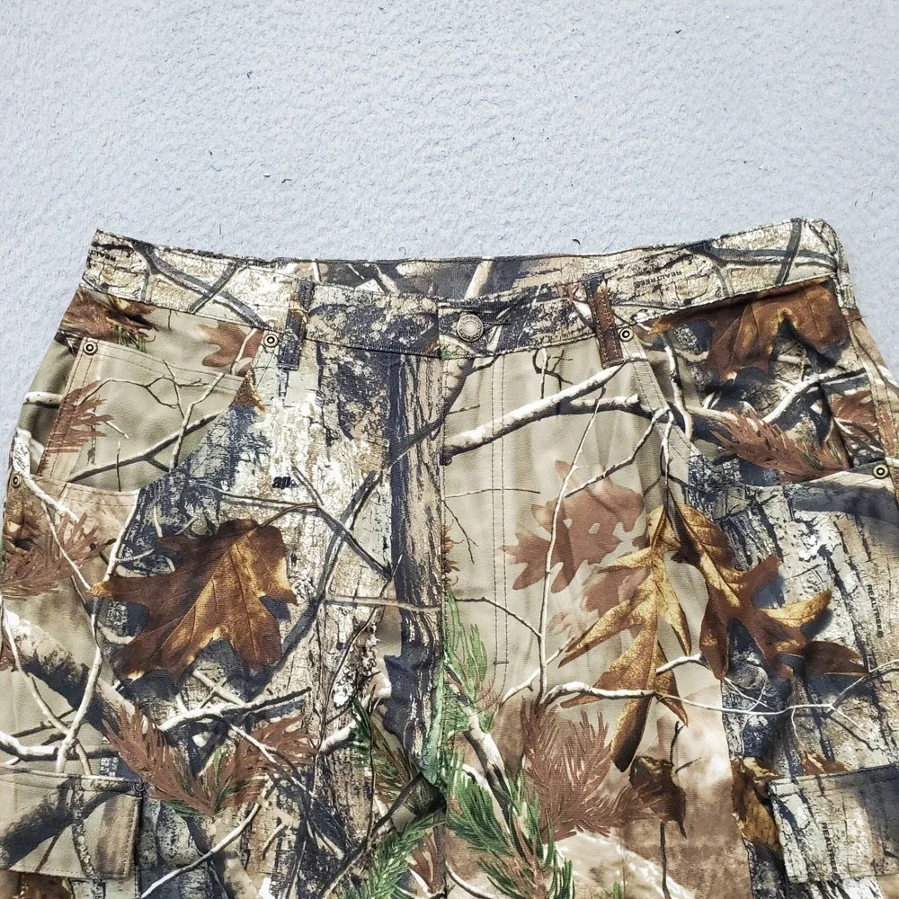Cabela's Hunting Cargo Pants Mens 38 Multi AP Camo Realtree Straight Leg Hiking